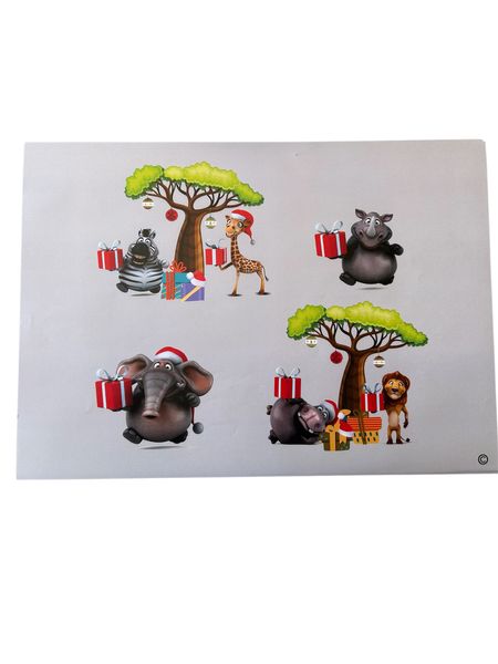 Paper placemats - Christmas in Africa 2