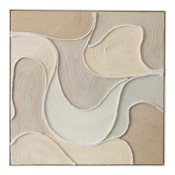 Art-Inspired Framed Wall Décor - 100 x 100cm