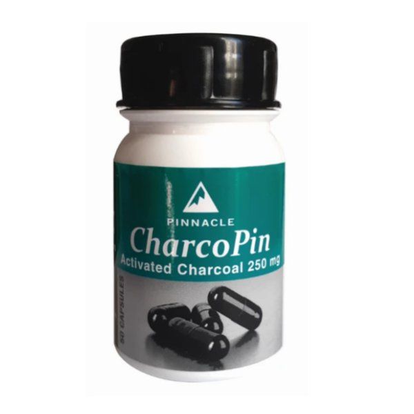 Pinnacle Charcopin 250mg 50 Capsules