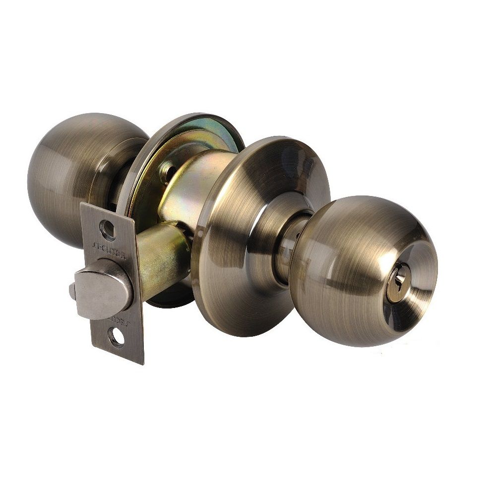 Dark Brass Round Door Lock Handle Buy Online in South Africa