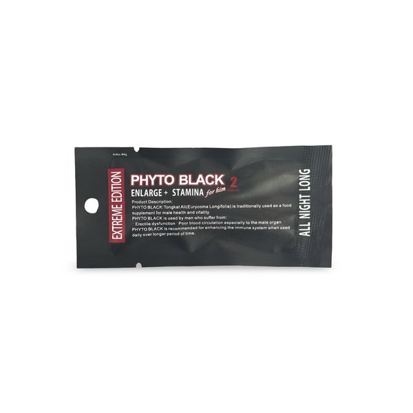 Single Pack Phyto Black 2 Pills- Herbal Male Performance Support Supplement