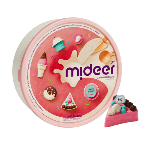 Mideer - Magic Sand Sweet Treat Play Set -1kg Kinetic Sand &amp; Accessories