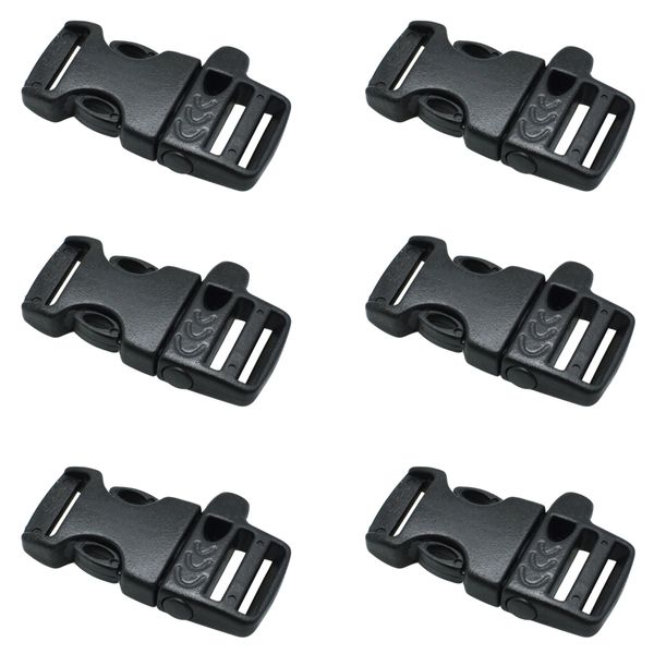 Luggage Replacement Heavy Duty Cam Fastener Buckle Clip Set of 6 (8cm)