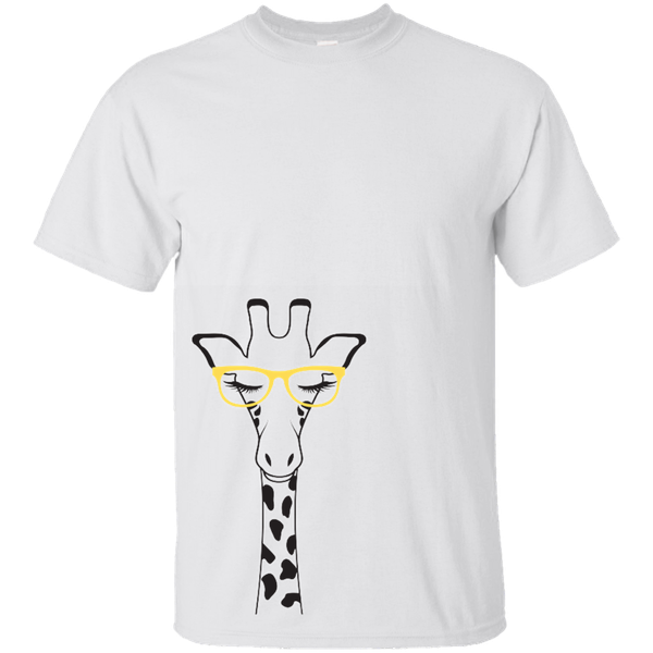 Giraffe Yellow Glasses T-shirt