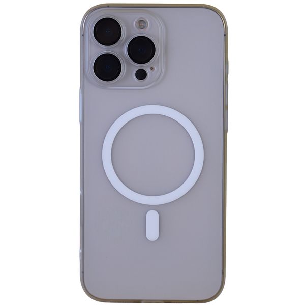 Frosted Magnetic Ring Phone Case With Clear Edges - Compatible With iPhone