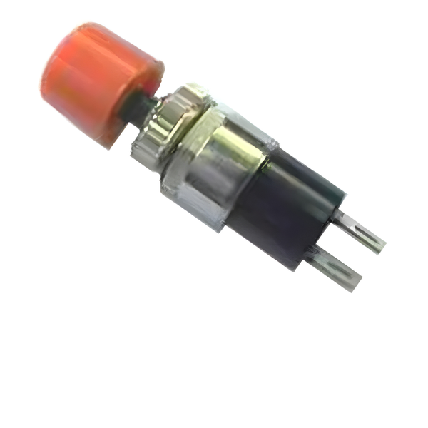 DS193R Momentary Push Button Switch, SPST, 1A 125VAC, Red