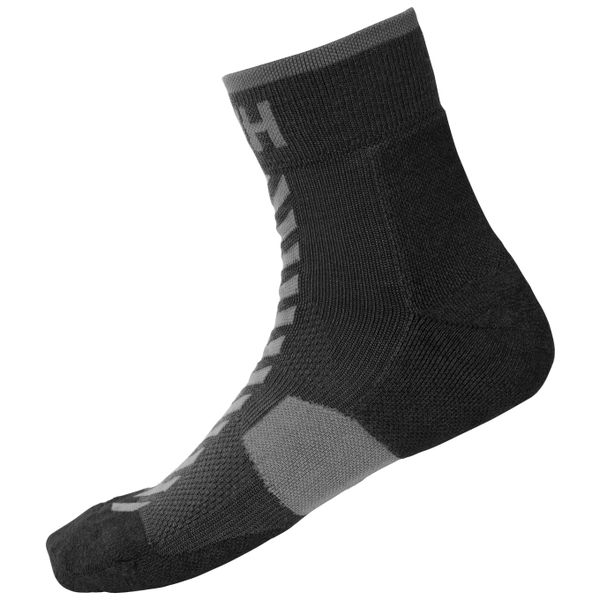 Helly Hansen Hiking Quarter Socks - Black