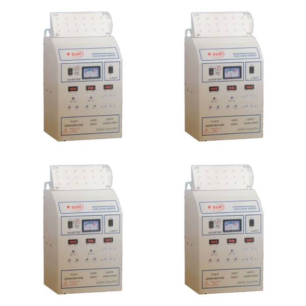 SUN 330W 12V DC to 220V AC Inverter - Set of 4