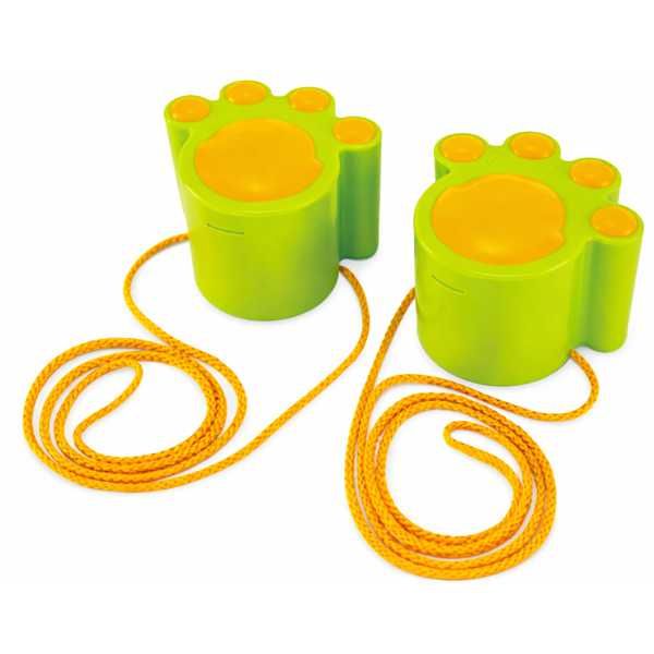 Hape Cat Walk Stilts - Kids Balance Walking Toy Green