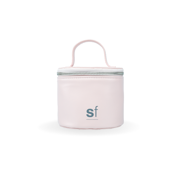 SKIN functional Pink PU Barrel Bag
