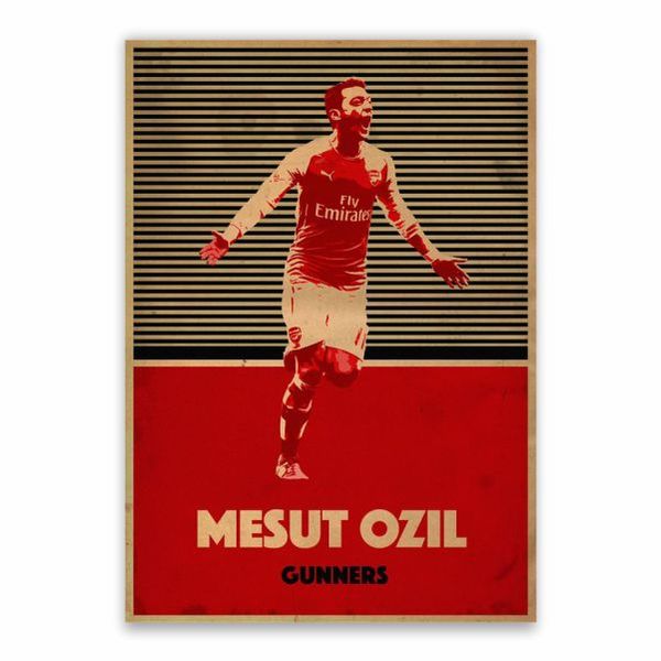 Mesut Ozil Gunners Poster - A1