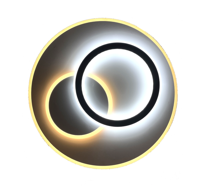 Modern Two Tone LED Ceiling Light - Round