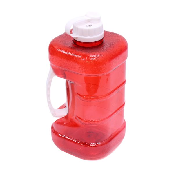 2 Litre Sports Water Bottle With Integrated Carry Handle - Red