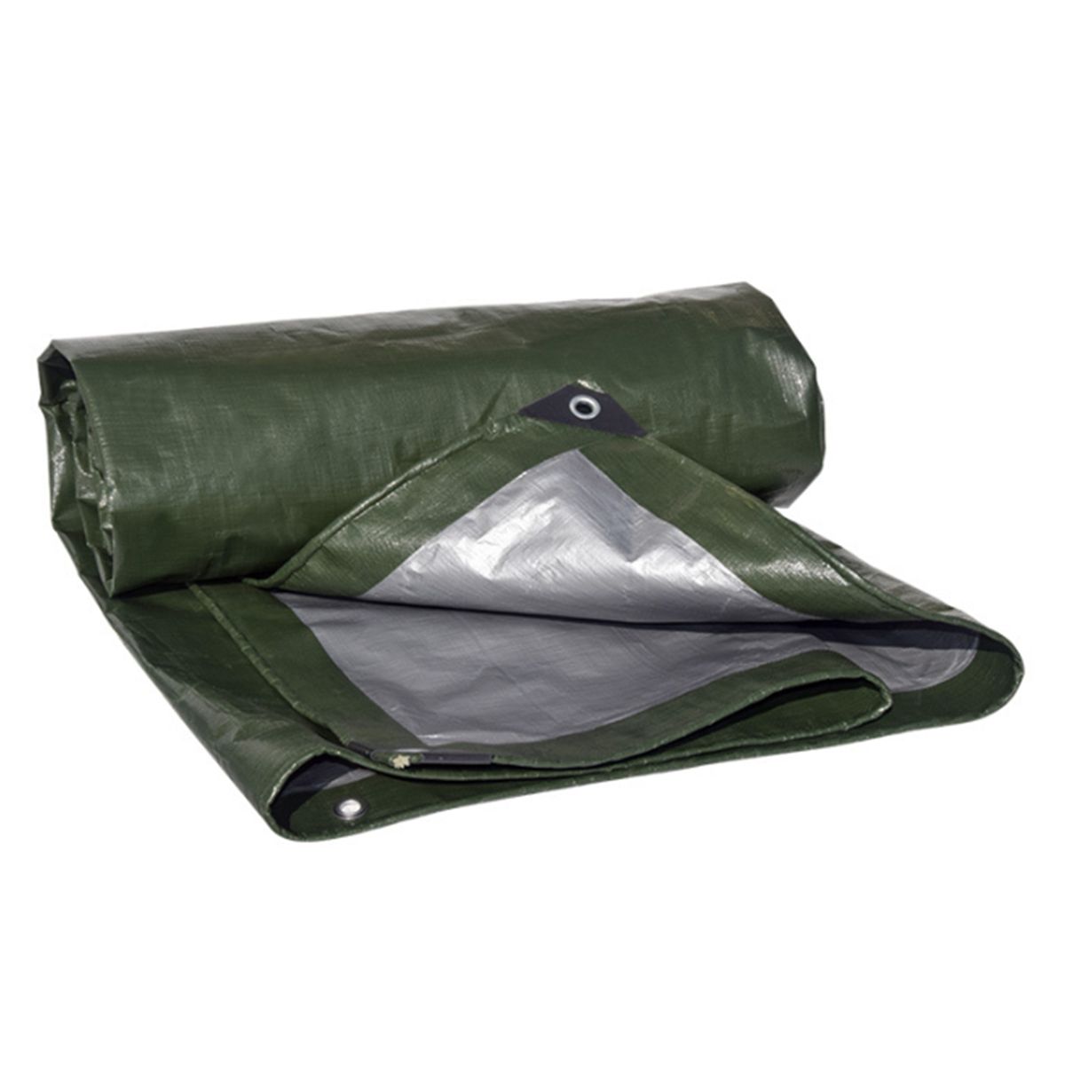 2.5m x 4m Green Tarpaulin with Eyelets | Shop Today. Get it Tomorrow ...