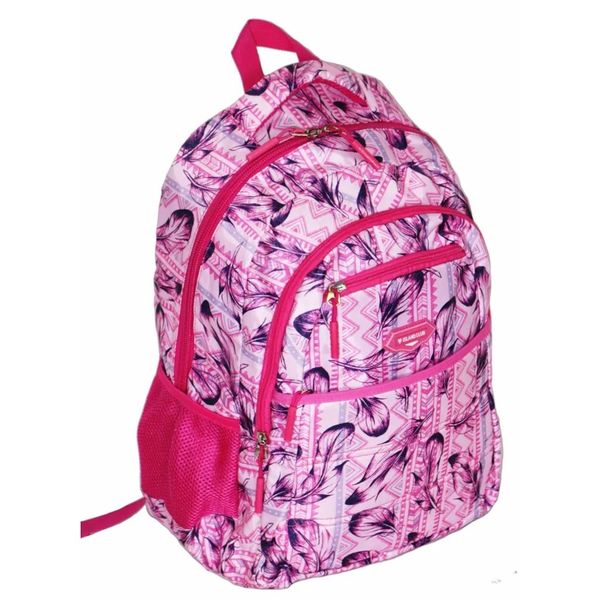 Island Club Student Backpack 3 Division 18 Litre Purple &amp; Pink