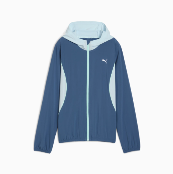 Puma Women's Run Velocity Woven Running Tech Jacket - Dark Indigo