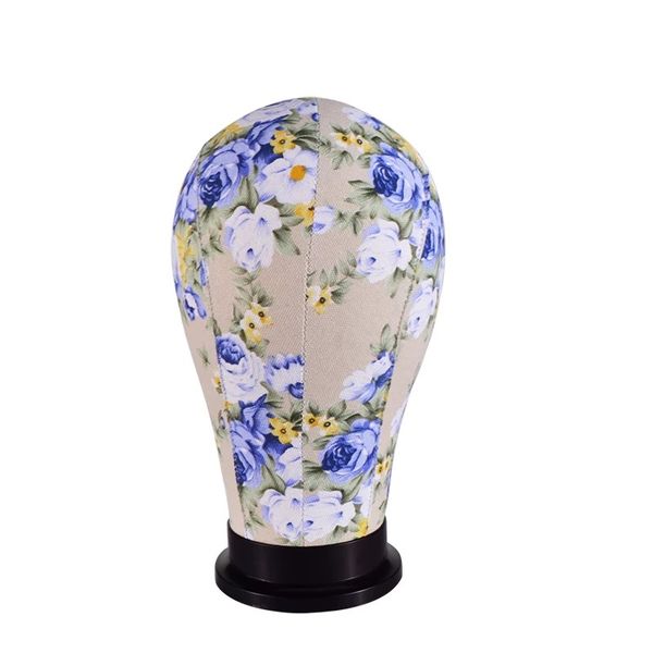 Canvas Mannequin Head Displaying Styling Wig Head