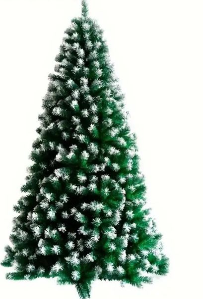 Crystal Cascade Tree Artificial Serbian Sprouse Flocked Christmas Tree