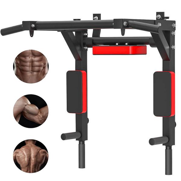 Wall-Mounted Pull Up Bars Doorway Multifunctional Fitness Tricep Dip Rig