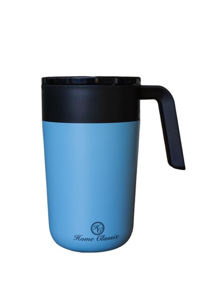 Home Classix - D/Wall S/S Bon Voyage Travel Mug - 400ml - BLUE