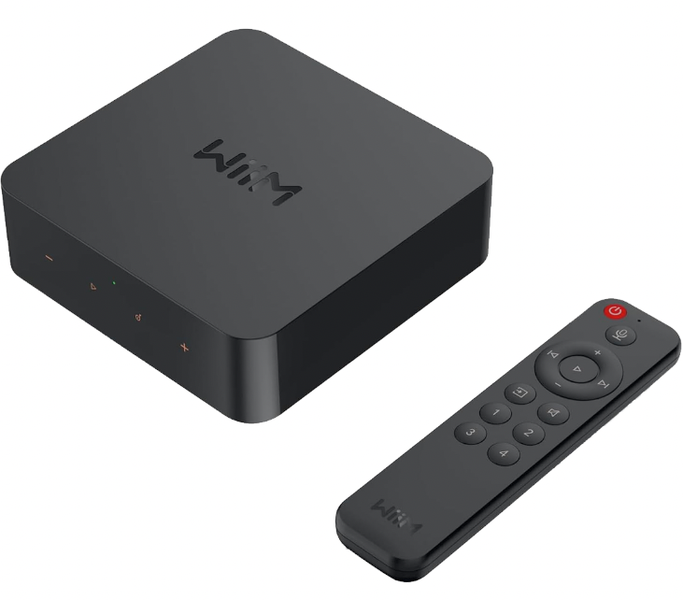 WiiM Pro Plus AirPlay 2 Receiver &amp; Multiroom WiFi Music Streamer - Black