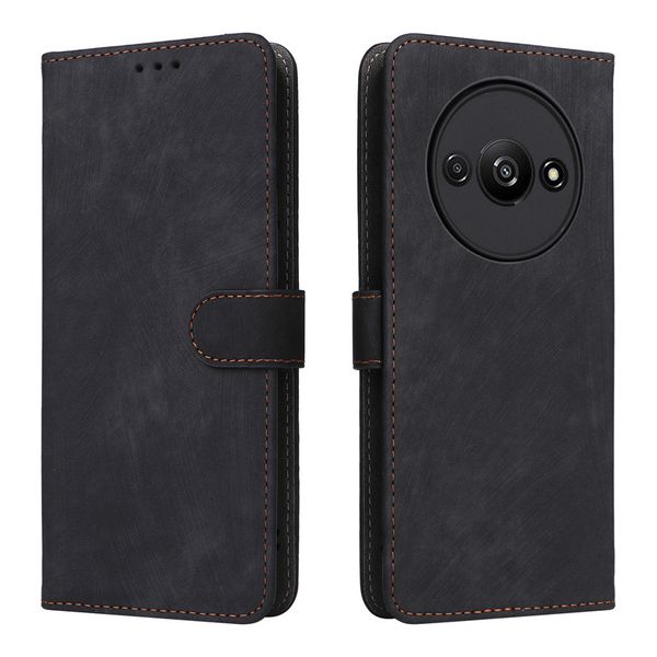 Flip Cases Compatible With Redmi A3 Leather Cover