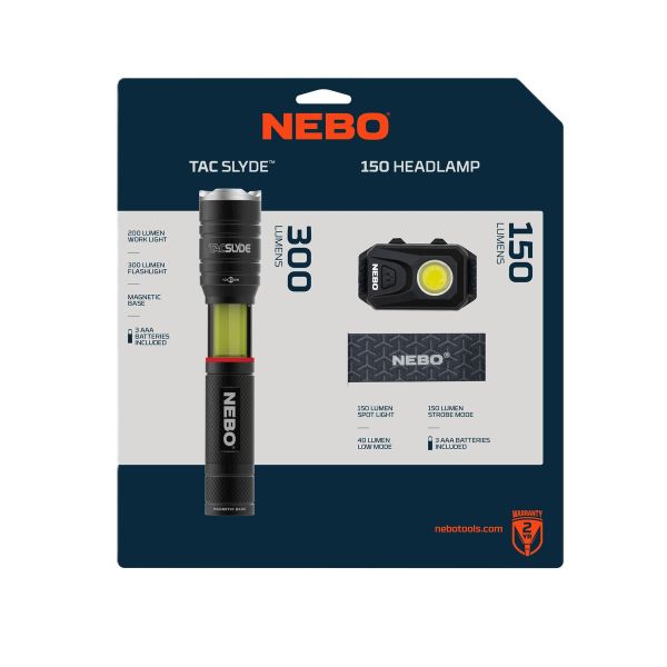 Nebo Tac Slyde &amp; Headlamp Combo