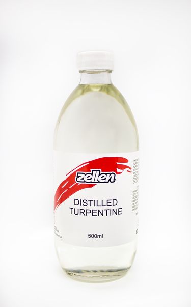 Zellen Artists' Distilled Turpentine 500ml