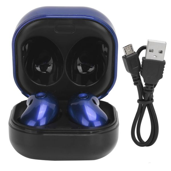 S6 PLUS TWS Bluetooth 5.1 LED Color Screen Wireless Headset Earbuds Blue