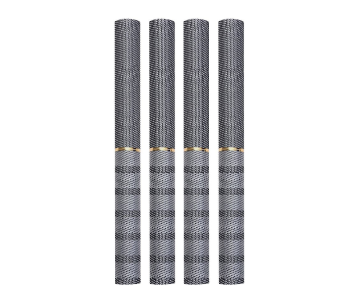 Placemats Set Of 4 Woven Stripe Dinner Table Setting 3 Colour Option Kitchen