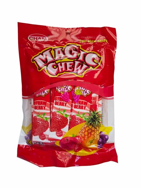 Magic Sour Chews - Strawberry (24's)