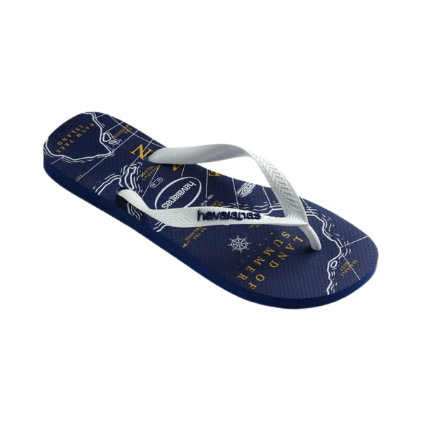 Havaianas Top Nautical Men's Flip Flops by John Frank Apparel