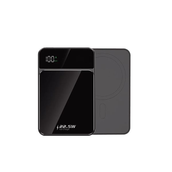 22.5W Fast Charging Magnetic Wireless &amp; LED Display Power Bank 10000mAh