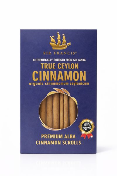 Sir Francis Certified Authentic Ceylon (True) Cinnamon Alba Scrolls