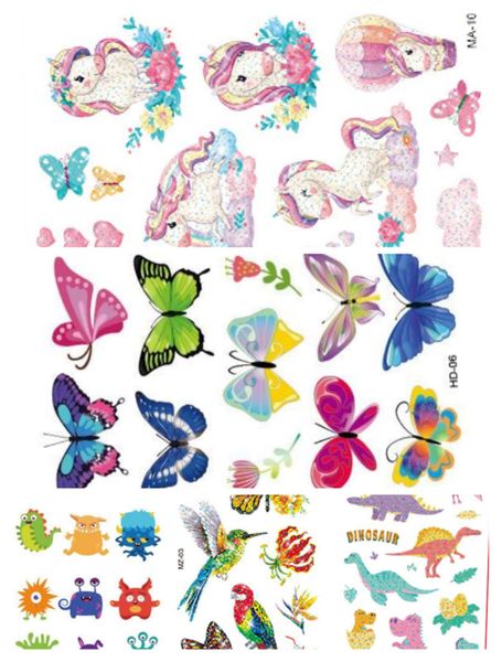 Kids Tattoos Mixed Pack - Girls Just wanna have fun