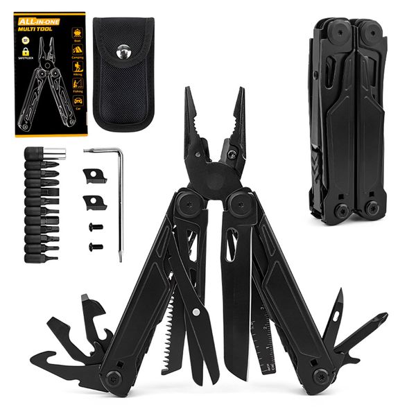 JESSEJESSE 32-in-1 Multi-Tool Stainless Steel Pliers for Camping EDC
