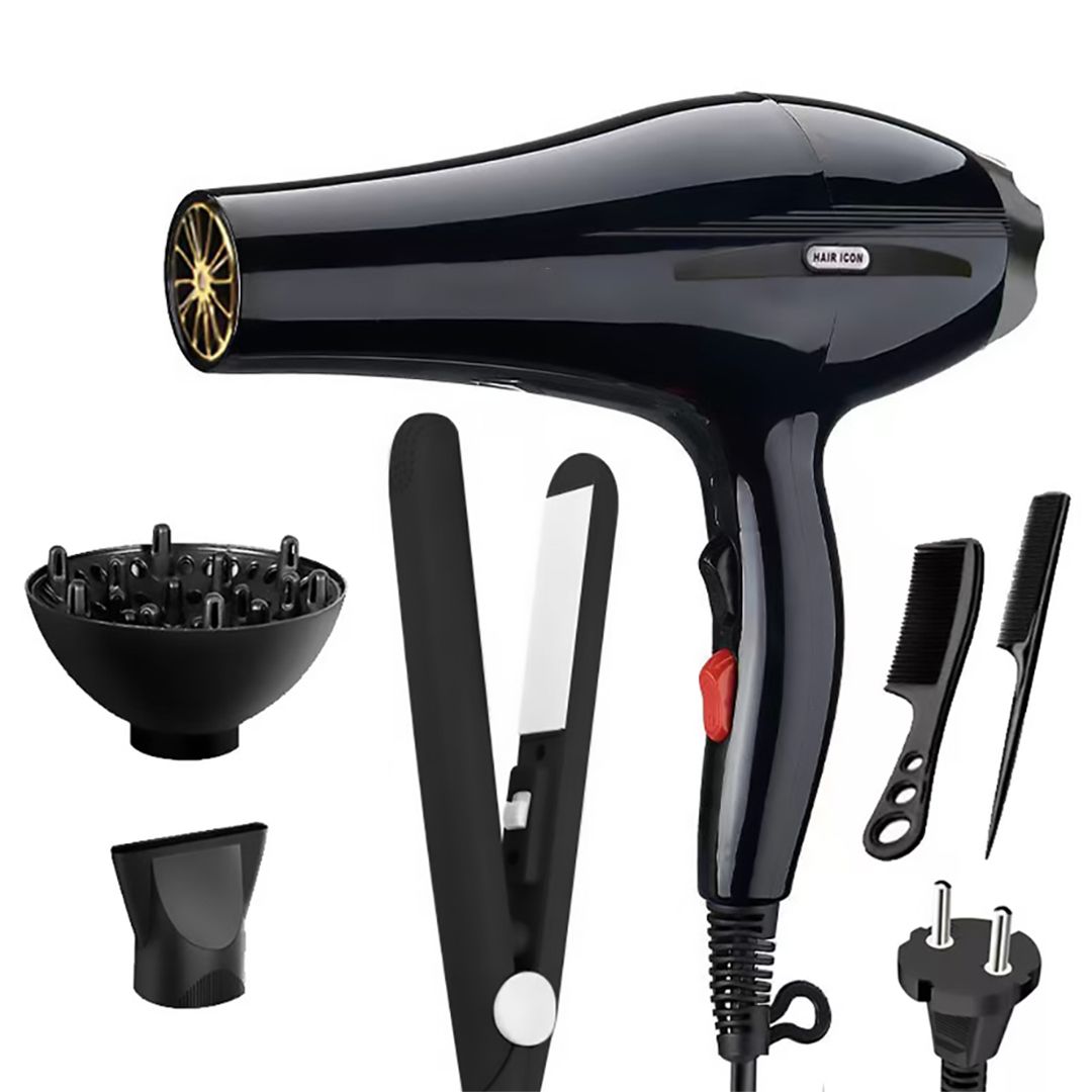 White Ghd Hair Dryer And Straightener Set
