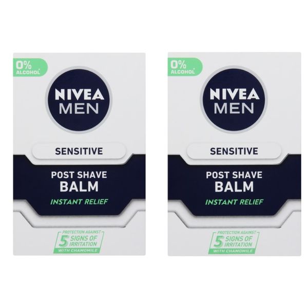 Nivea Men Sensitive Post/After Shave Balm - (2x 100ml)