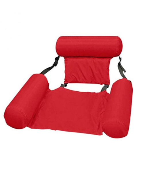 Swimming Pool Float Chair 100 x 120 Cm - Red