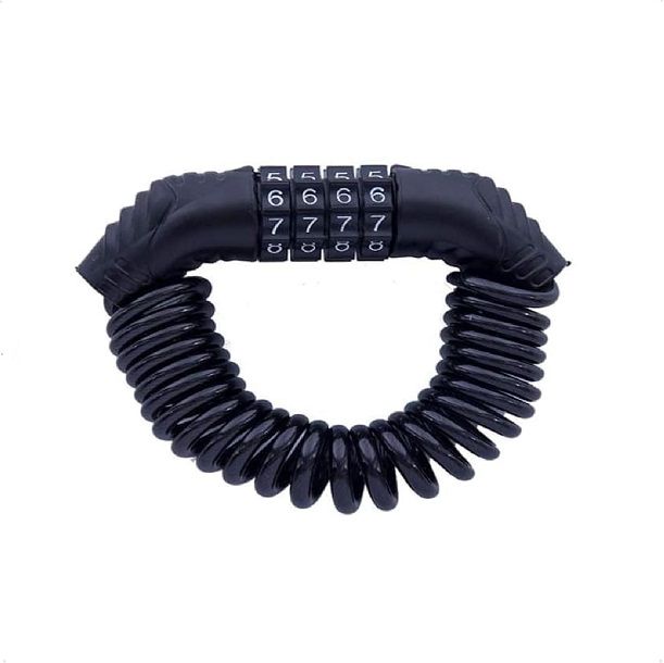 4 Digit Security Resettable Combination Bicycle Lock Chain
