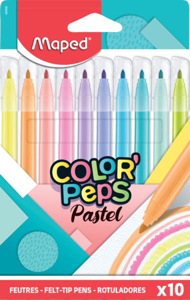 Maped Pastel Felt Pens