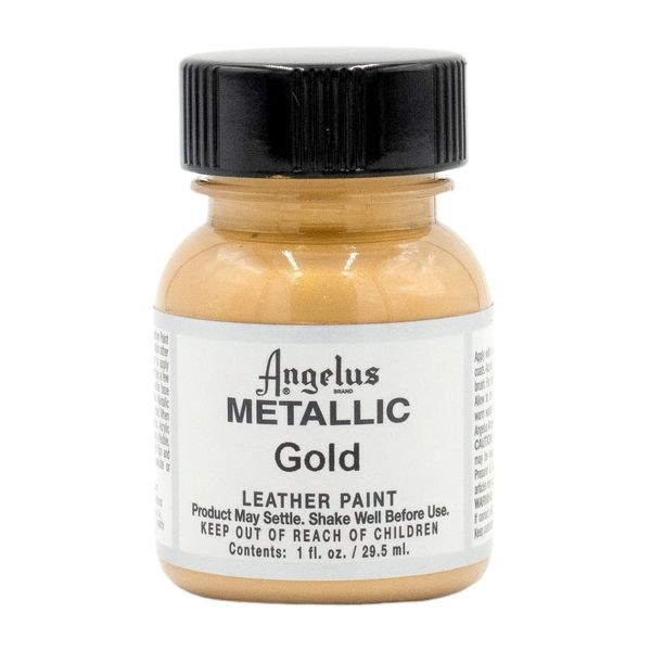 Angelus Acrylic Leather Paint - Gold 1oz