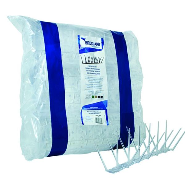Bird Guard Deterrent Spikes 10M Clear BG-10M-CLR