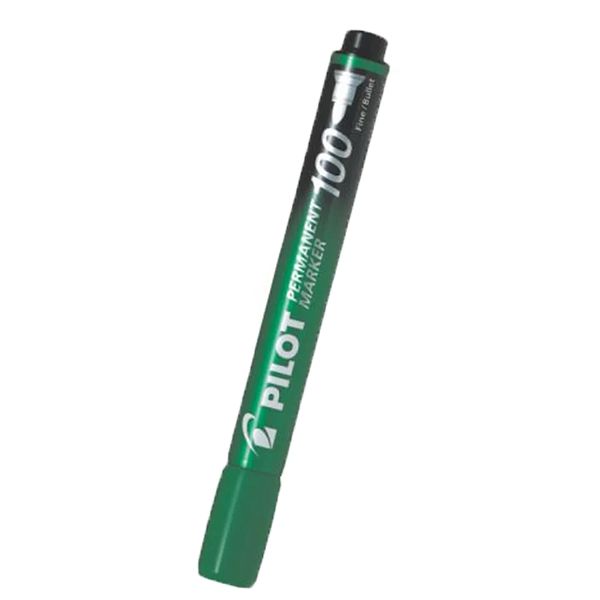 Green Pilot Super Colour Permanent Marker Bullet image