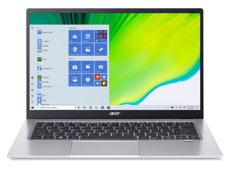 Acer Swift 1 - 14" Pentium 4GB 128GB - Win 10 Home - Silver