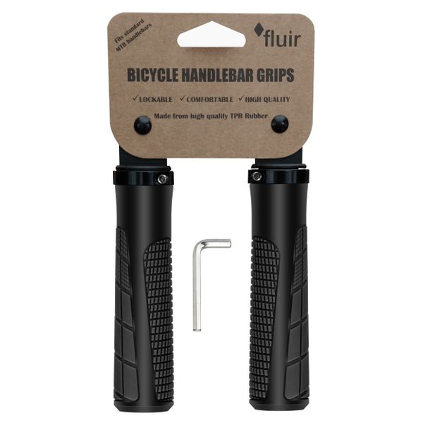 Fluir Enduro II Wide Round MTB Cycling Lock Grips