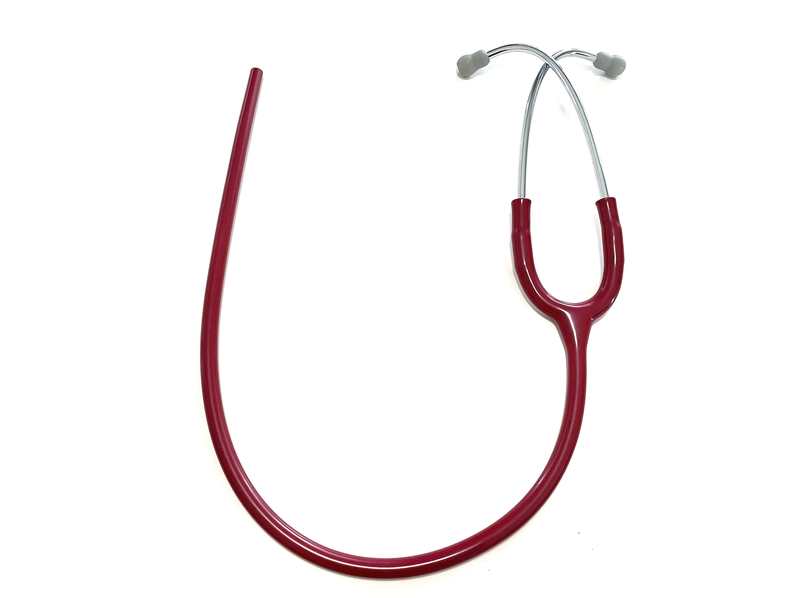 Classic Stethoscope Tubing Replacement - Burgundy with Black Coat