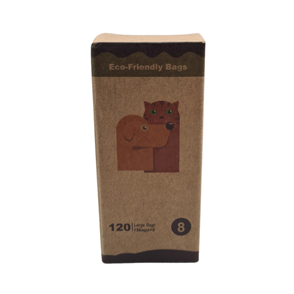 Pawcini Eco - Friendly Disposable Waste Bags - 120 Bags