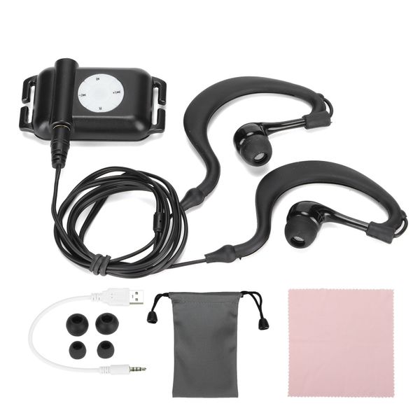 MP3 Player with Headphone Waterproof Swimmer for Swimming Watersports
