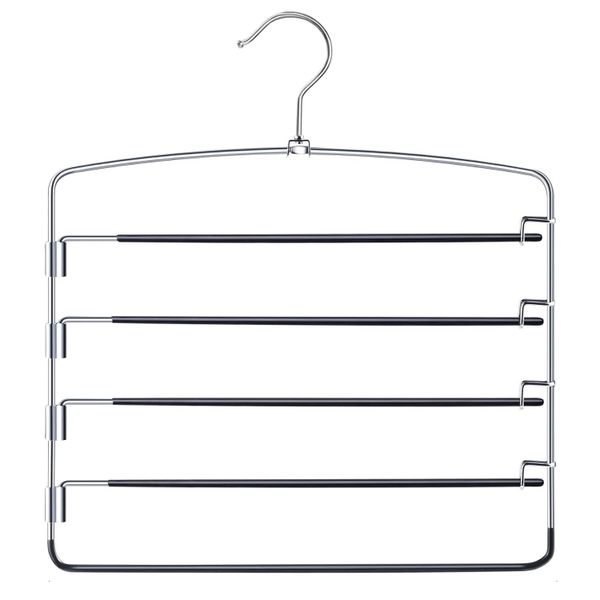 Pants Hangers 5 Tier Closet Organizers and Storage Clothes Hanger